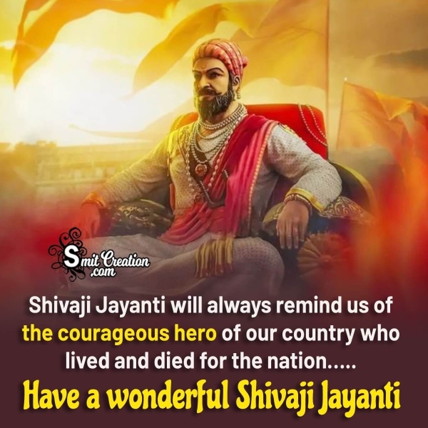 Wonderful Shivaji Jayanti Quote Photo
