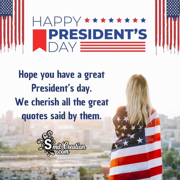 Happy President’s Day Wishing Image