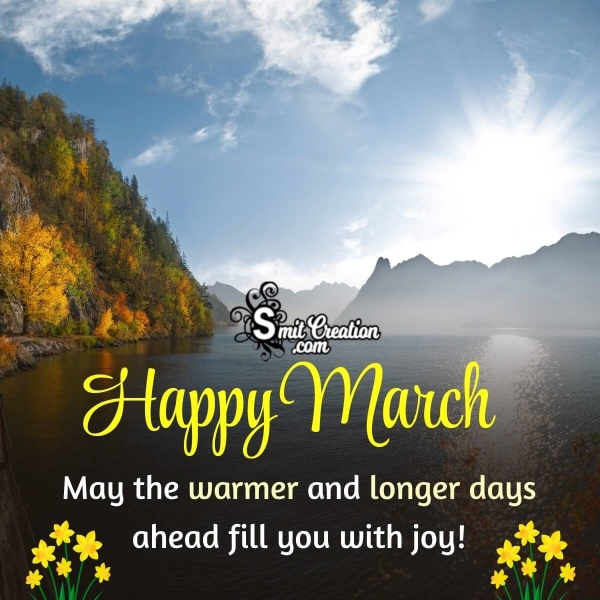 Happy March Message Pic