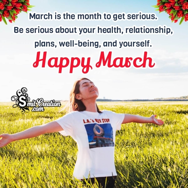 Happy March Message Photo
