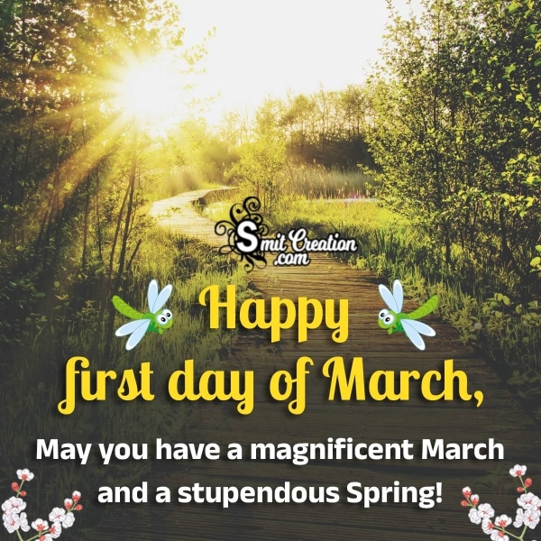 Happy First Day Of March
