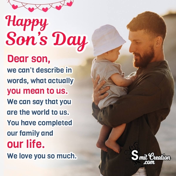 Happy Son’s Day Wonderful Wish Image