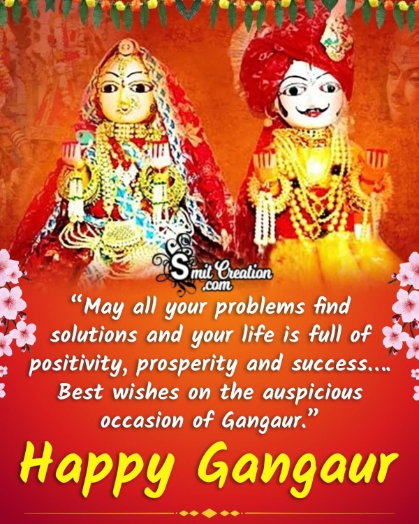 Happy Gangaur Wish Photo