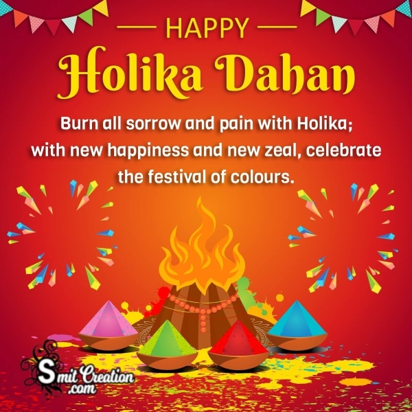 Happy Holika Dahan Status Photo