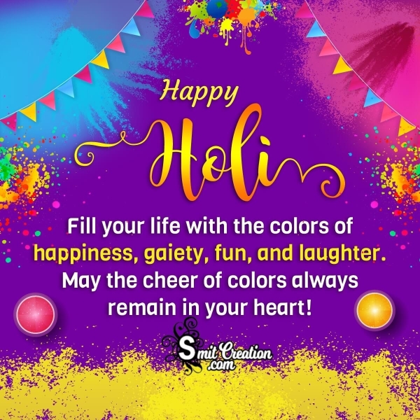 Wonderful Holi Wish Image