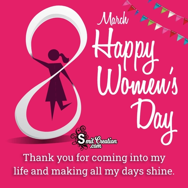 Happy Women’s Day Wish Photo For Wife