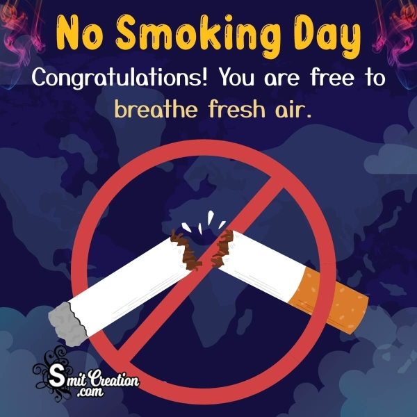 No Smoking Day Message Picture