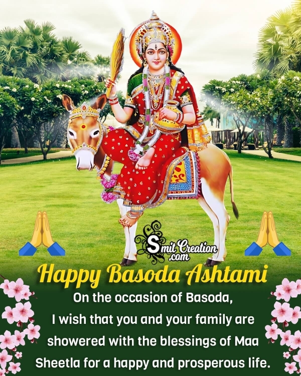 Happy Basoda Ashtami Wish Picture