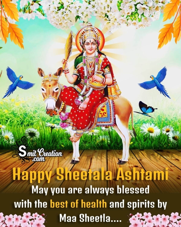 Happy Sheetala Ashtami Wish Pic For Friends And Family