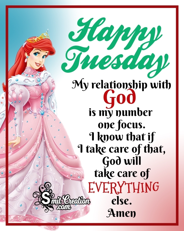 Happy Tuesday God Status Image