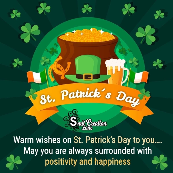 St. Patrick’s Day Message Photo