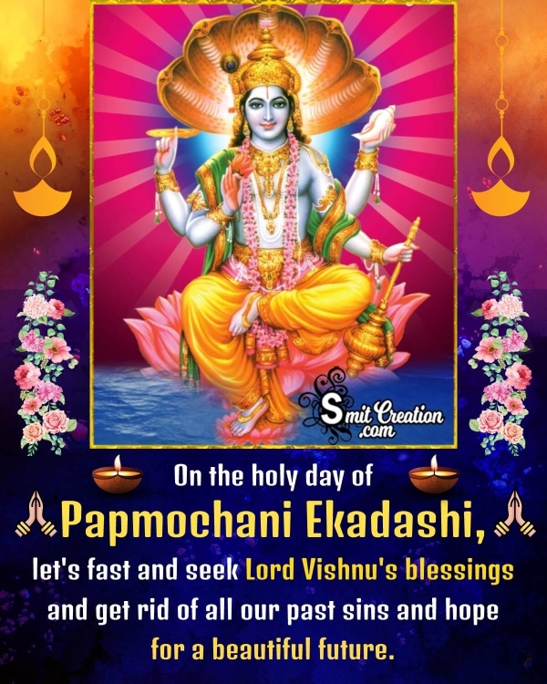 Happy Papmochani Ekadashi Message Picture