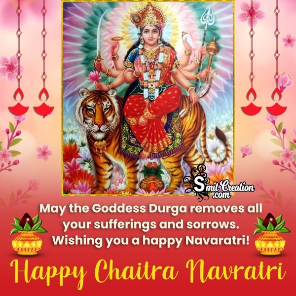 Happy Chaitra Navratri Greeting Image