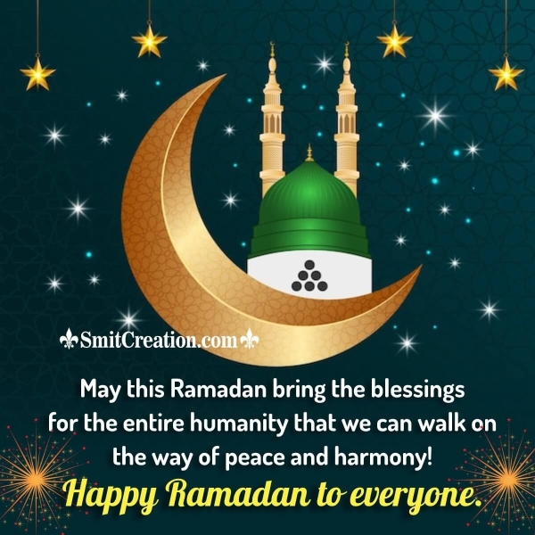 Happy Ramadan Wishing Photo