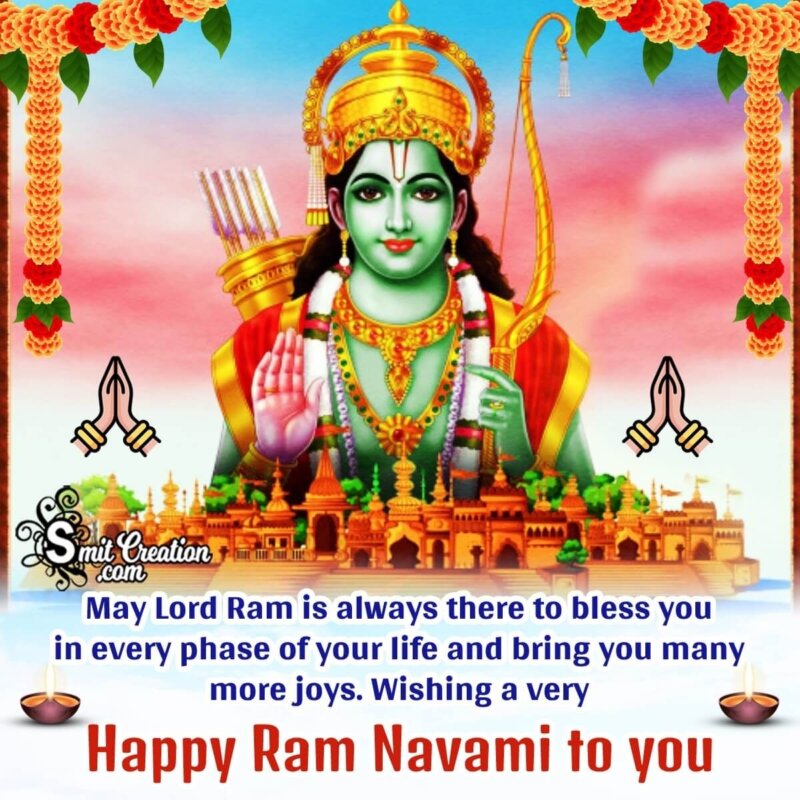 Happy Ram Navami Message Photo - SmitCreation.com