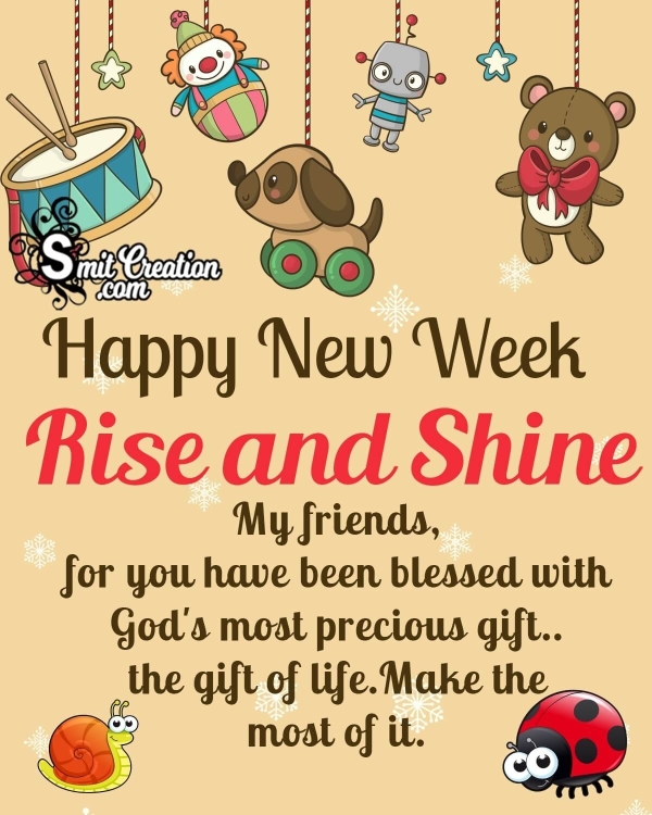 Happy New Week Image For Friends