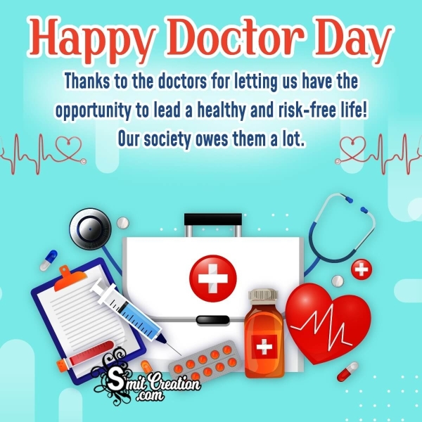 Thank you Message Pic On Doctor’s Day