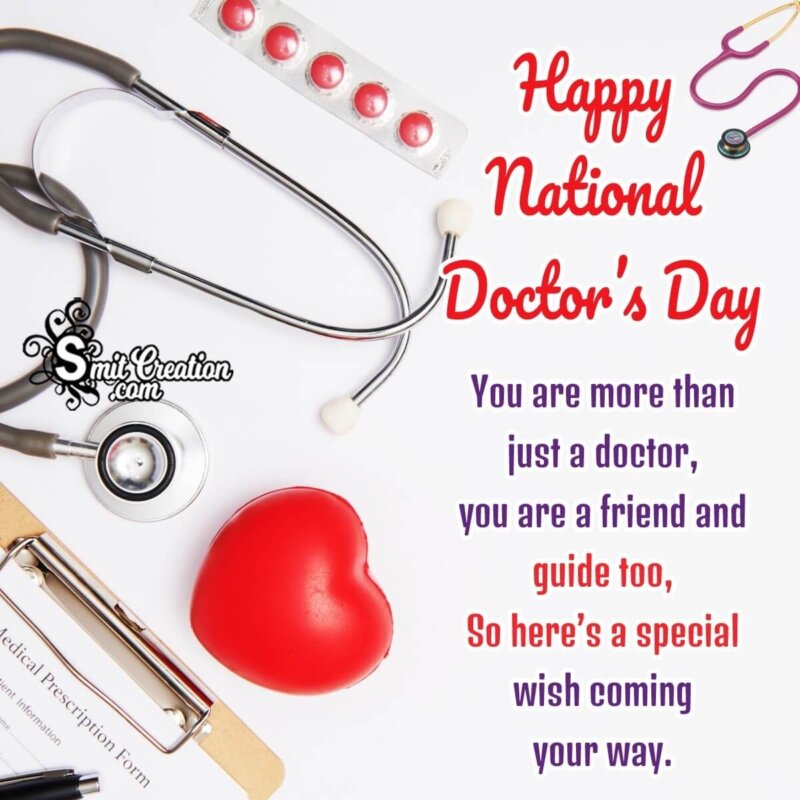 Happy National Doctor's Day Wish Picture - SmitCreation.com