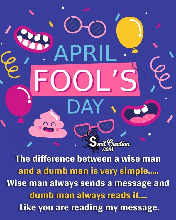 Funny April Fool’s Day Message Pic