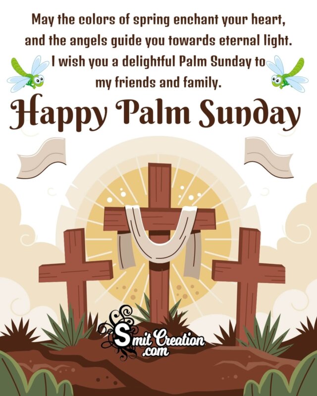 Wonderful Palm Sunday Message Photo - SmitCreation.com