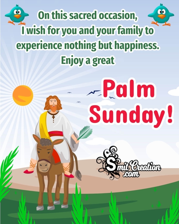 Palm Sunday Message Picture For Friends