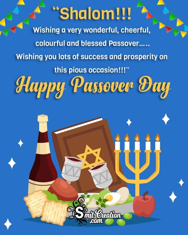 Happy Passover Day Wishes Photo