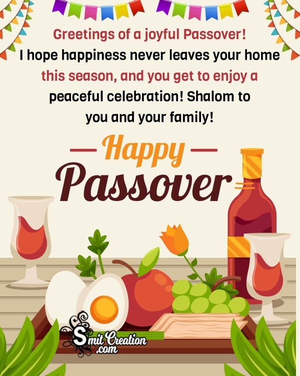 Happy Passover Message Pic