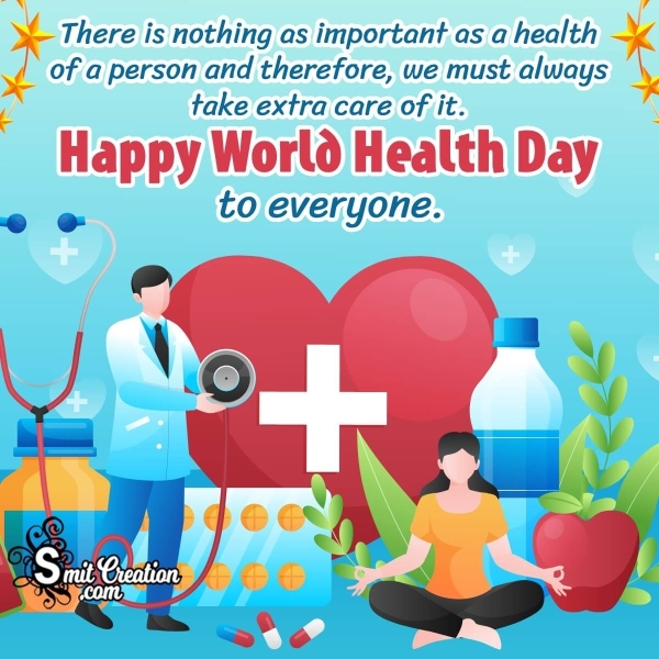 Happy World Health Day Whatsapp Status Image