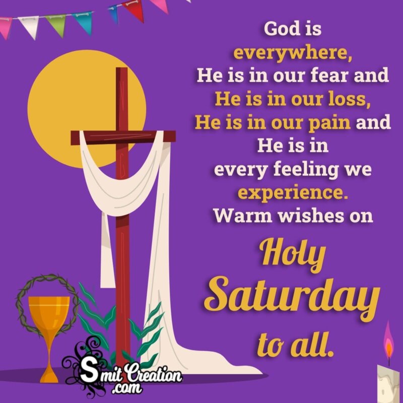 Holy Saturday Status Photo - SmitCreation.com