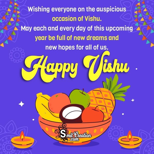Happy Vishu Message Pic