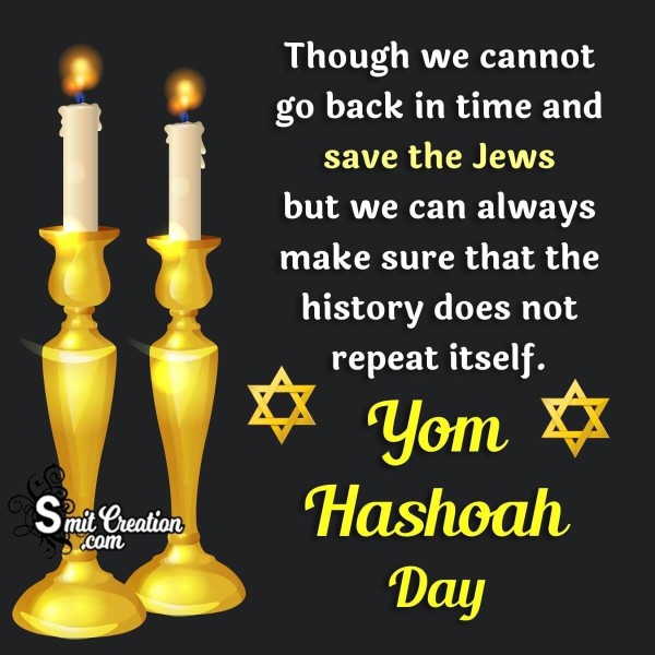 Yom Hashoah Day Message Pic