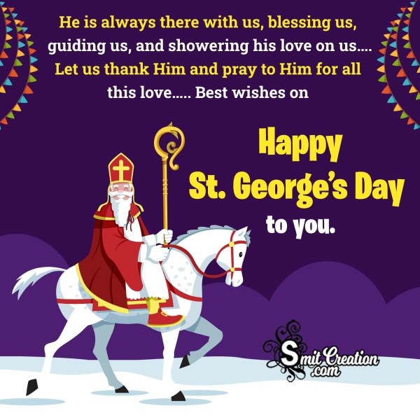 Happy St. George’s Day Wish Photo