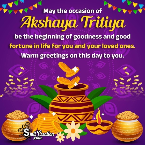 Akshaya Tritiya Greeting Image