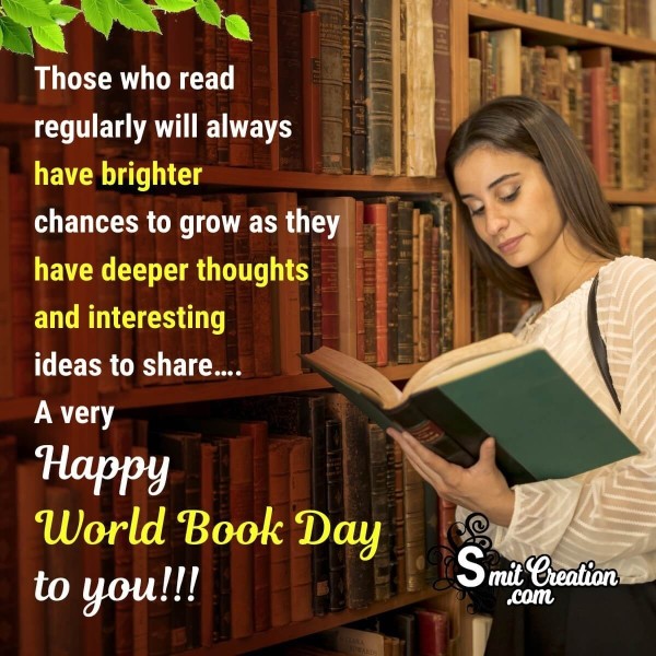 Happy World Book Day Best Message Pic