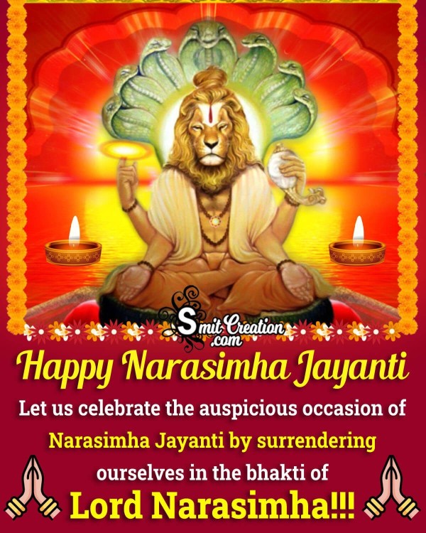 Narasimha Jayanti Status Photo