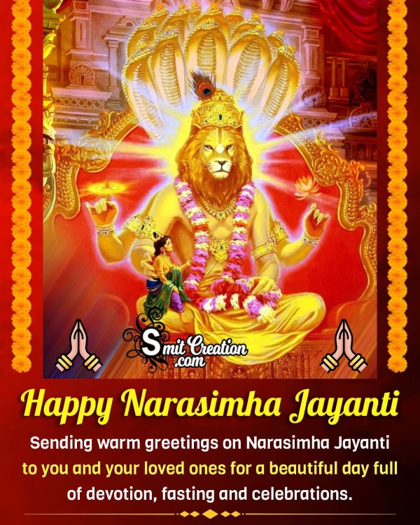 Narasimha Jayanti Greeting Pic