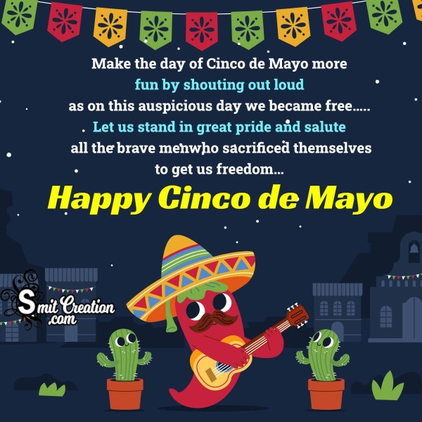 Happy Cinco de Mayo Message Photo