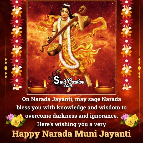 Narad Jayanti Wishes, Messages, Quotes Images