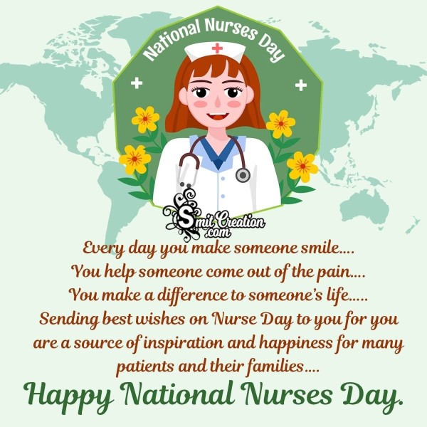 Wonderful National Nurses Day Wishing Pic