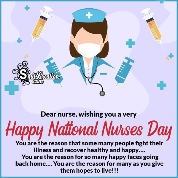 Happy National Nurses Day Wish Photo