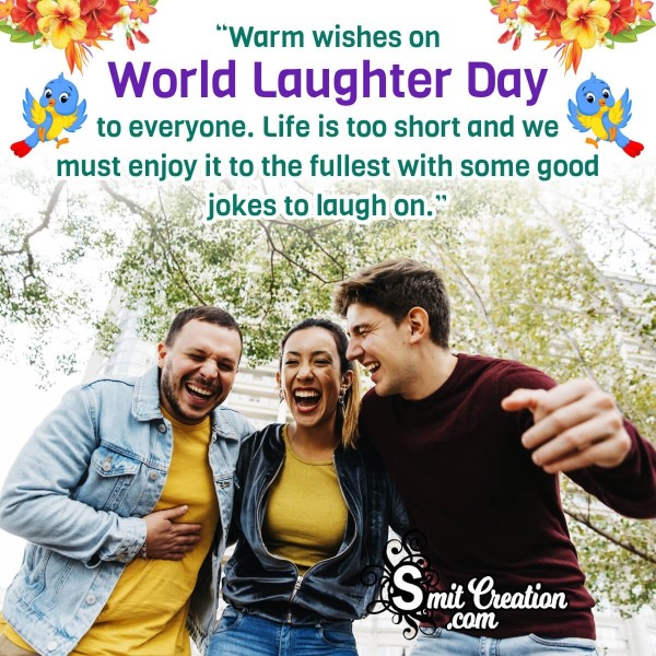 Happy World Laughter Day Wish Picture