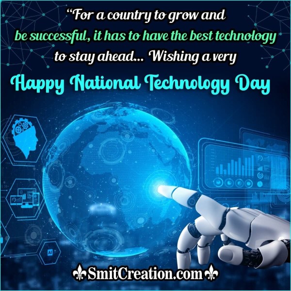 Happy National Technology Day Wish Pic