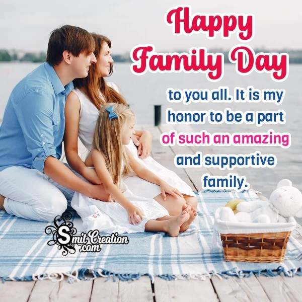 Happy Family Day Message Picture