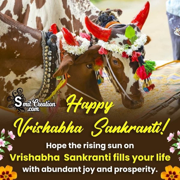 Vrishabha Sankranti Message Pic