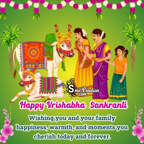 Happy Vrishabha Sankranti Wish Picture