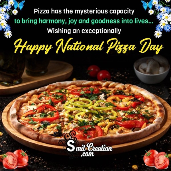 Happy National Pizza Party Day Wishing Pic