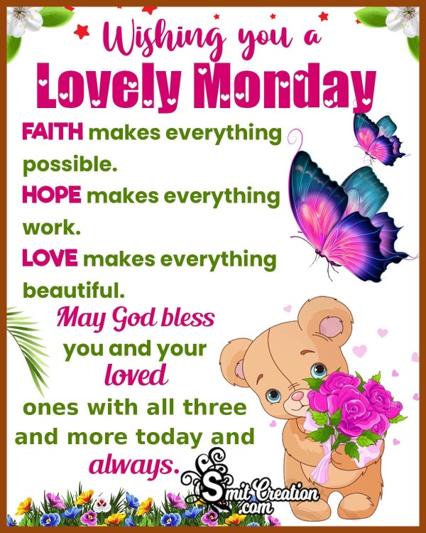 Lovely Monday Wishing Picture