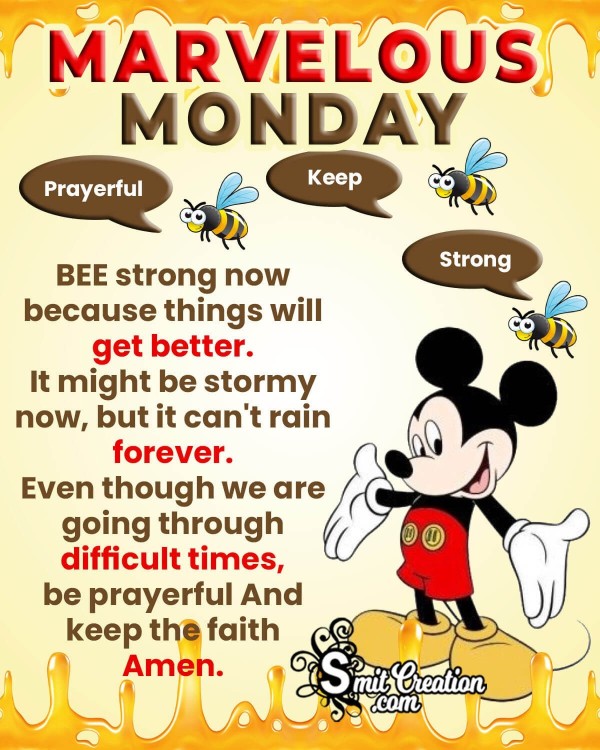 Marvelous Monday Message Status