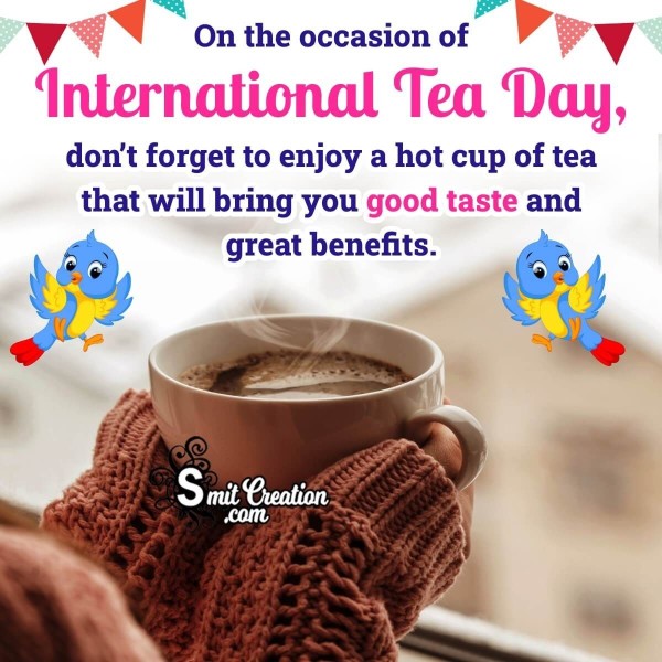 International Tea Day Status Picture