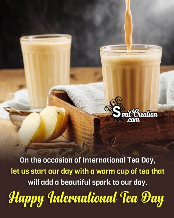 International Tea Day Message Photo